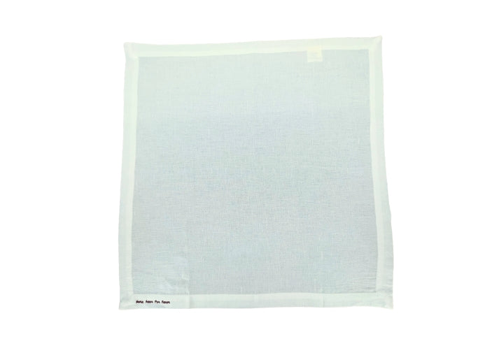 Aida Home x soñho More - Stoffserviette 45 x 45 weiss-rot