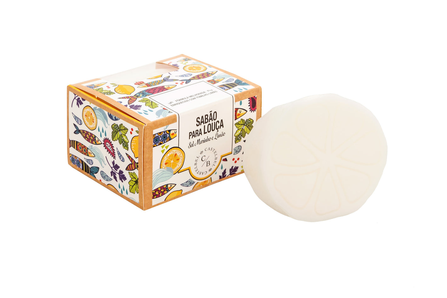 Castelbel Sardinha - Feste Spülseife Zitrone & Meersalz