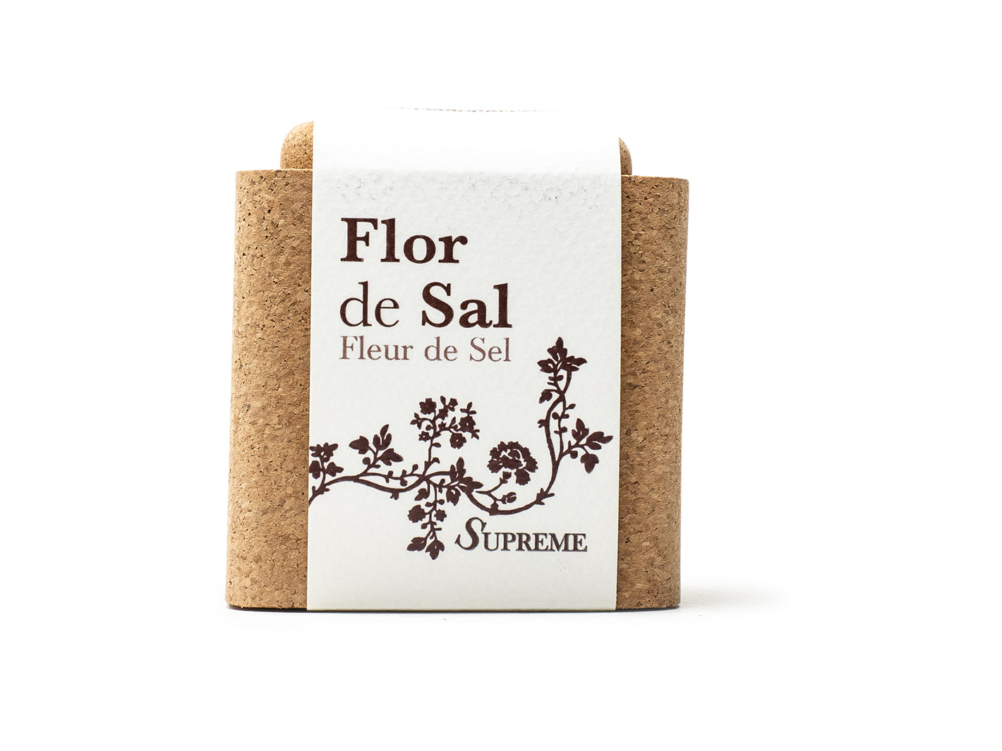Salmarim - Flor de sal dans un récipient en liège, 70 gr