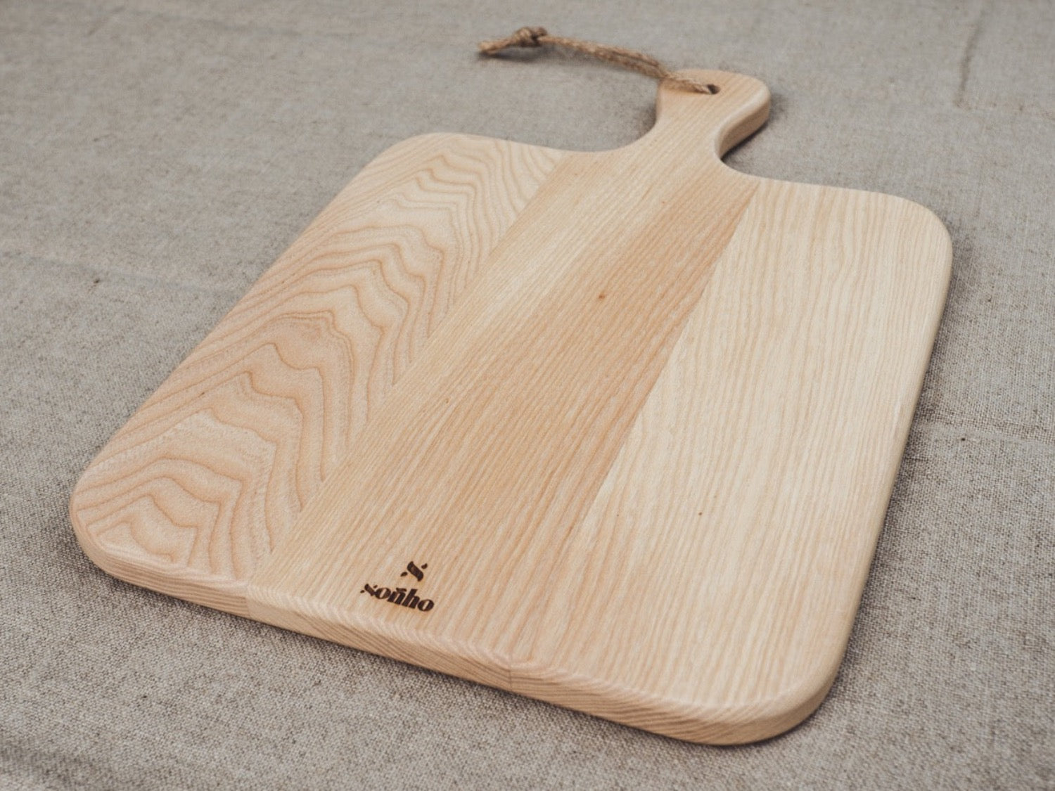 soñho Holz Schneidebrett mit Griff