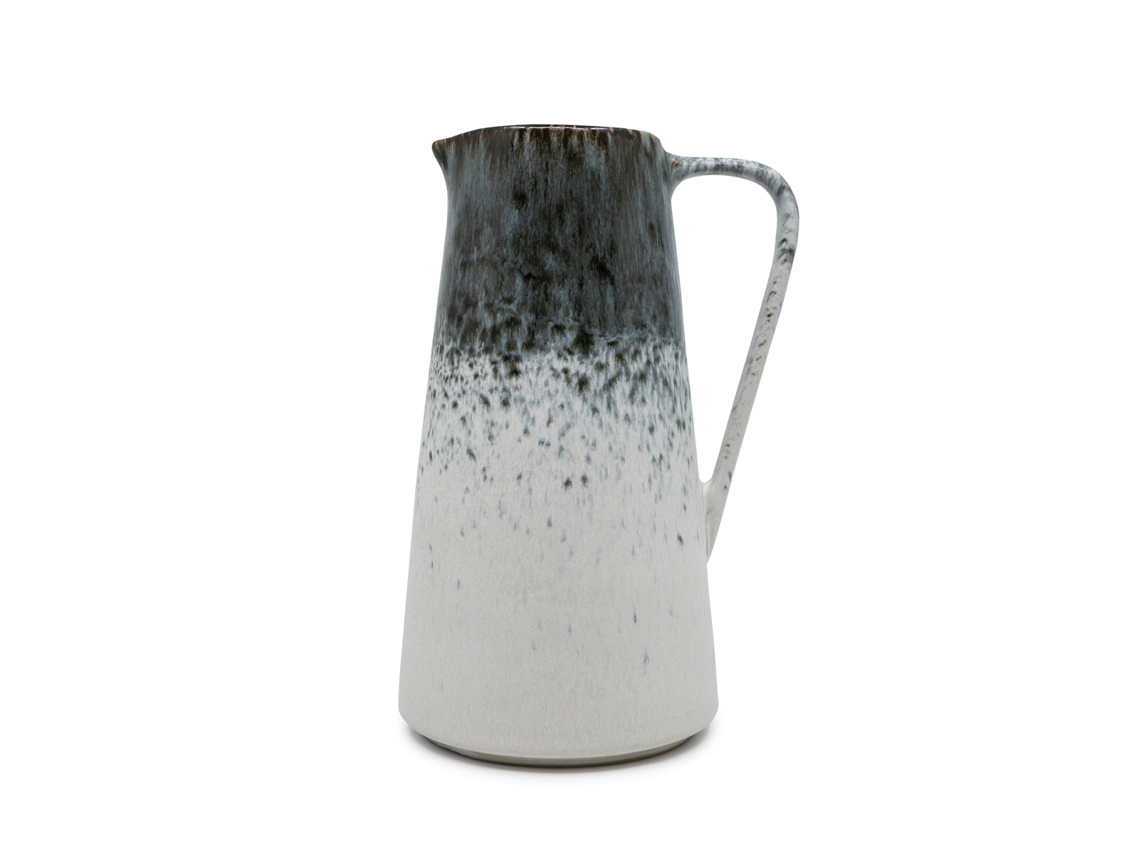 Anoitecer - Krug 1.5 l grau-weiss gesprenkelt