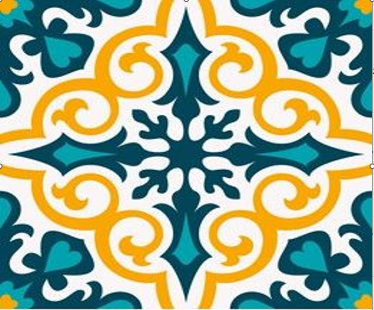 Azulejo Algarve - Untersetzer 13 cm