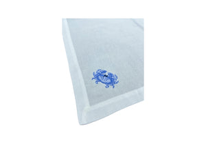 Aida Home Krebs - Stoffserviette 45 x 45 weiss-blau