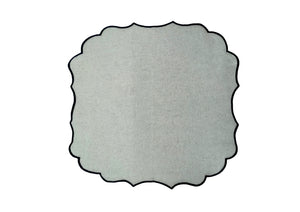 Aida Home Belmonte - Stoffserviette 45 x 45 beige-schwarz