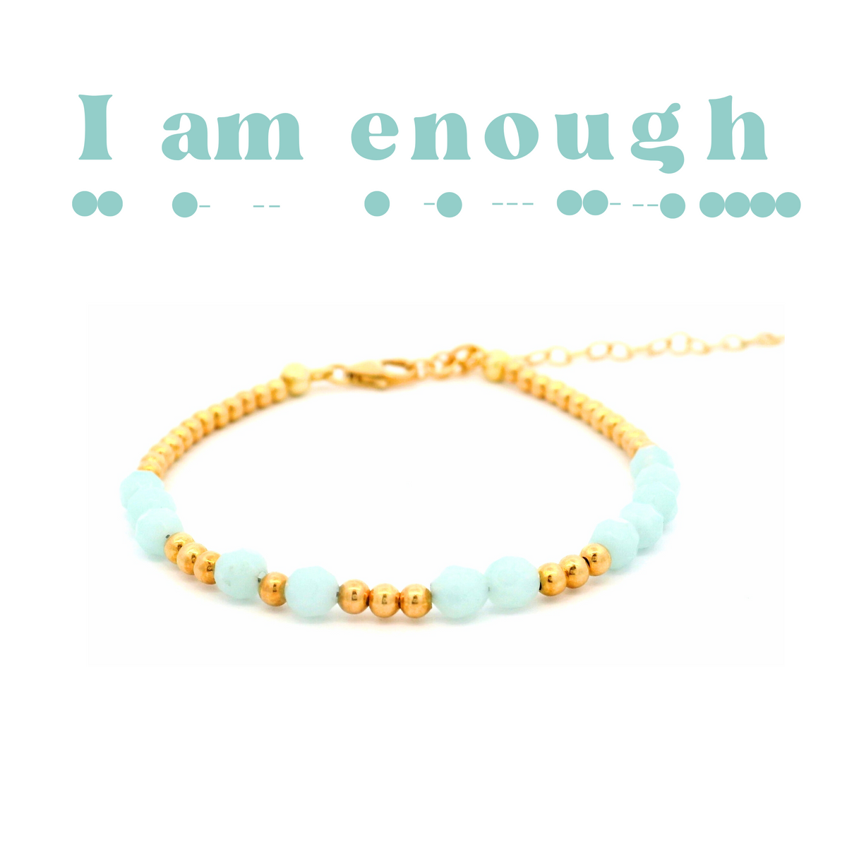 Armband Code Of "I am enough"