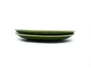Coral Verde - Assiette petite Ø 22 vert-blanc réactif
