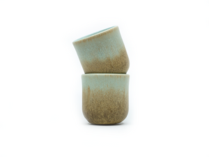 Menta - Tasse à expresso vert-marron