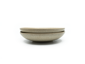 Deserto - Assiette creuse -  beige-gris