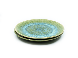 Vulcão Verde - Assiette grande Ø 26 vert réactif