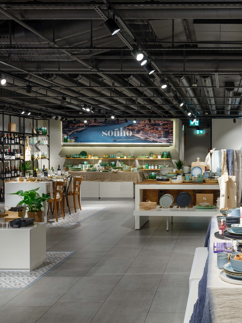 sonho Store am Flughafen Zürich | Geschirr aus Portugal