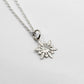 Halskette Schneeflocke Silber