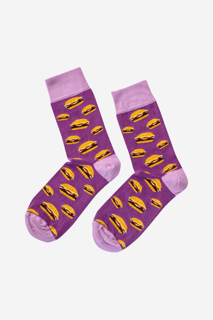 Socken – Burger rosa