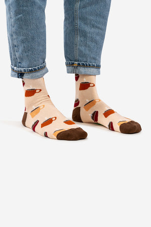 Socken – Kaffee