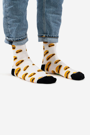 Socken – Burger weiss
