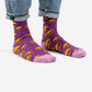 Socken – Burger rosa