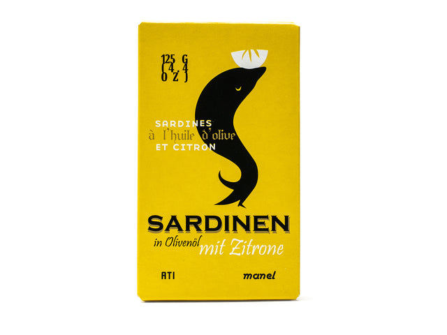 Jose - Sardines à l'huile d'olive & au citron, 125 gr