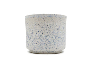 Azul Manchado - Pot de fleurs Ø11 bleu-blanc moucheté