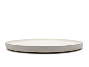 Concha Branca - Teller gross  Ø 26 cm weiss matt