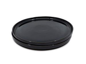 Mar à Noite - Assiette grande Ø 26 noir brillant