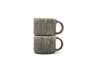 Barrento - Tasse à espresso avec anse taupe réactive