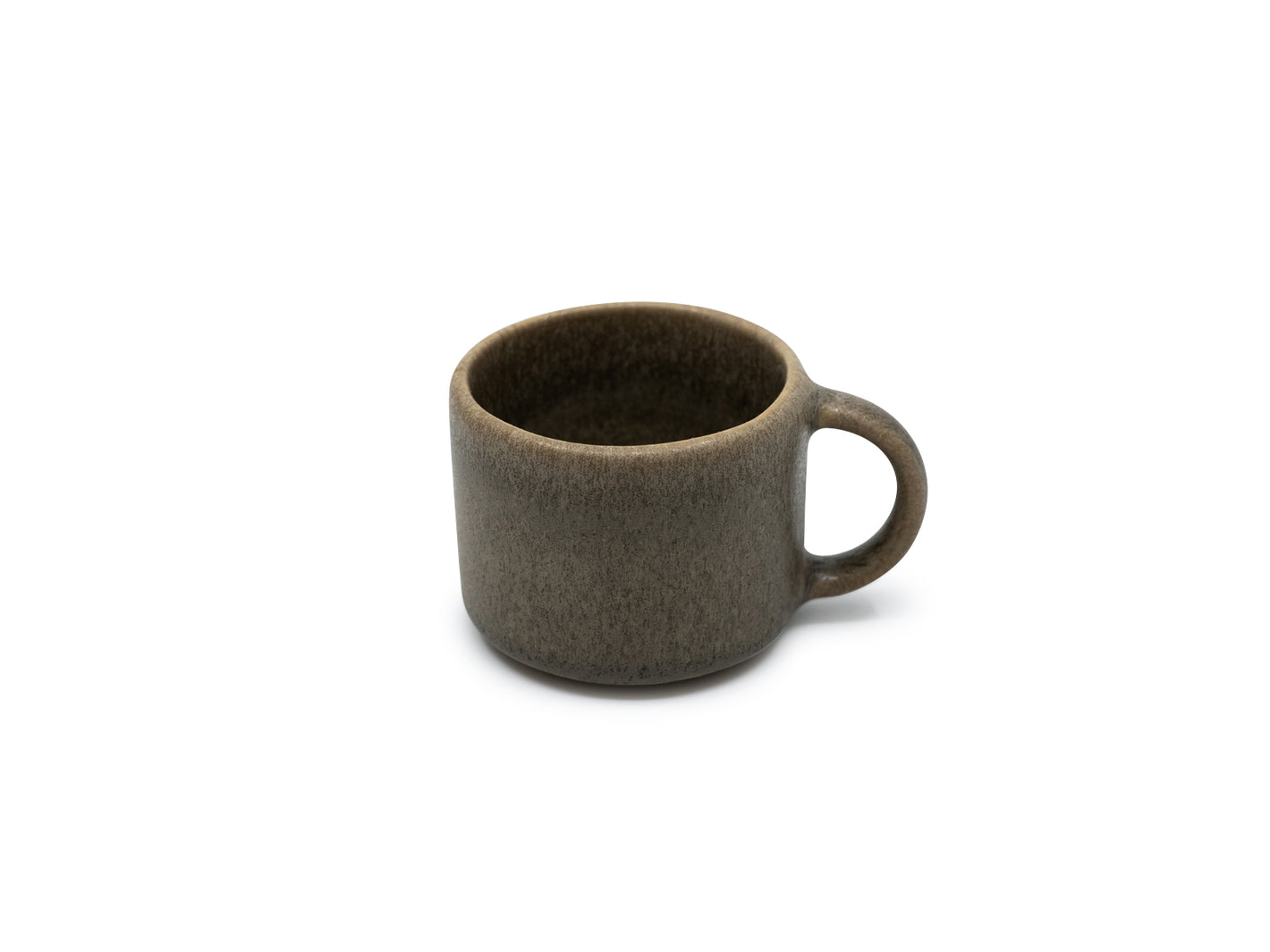 Cru - Tasse à espresso avec anse taupe