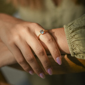 Ring Tamika Blauer Topaz