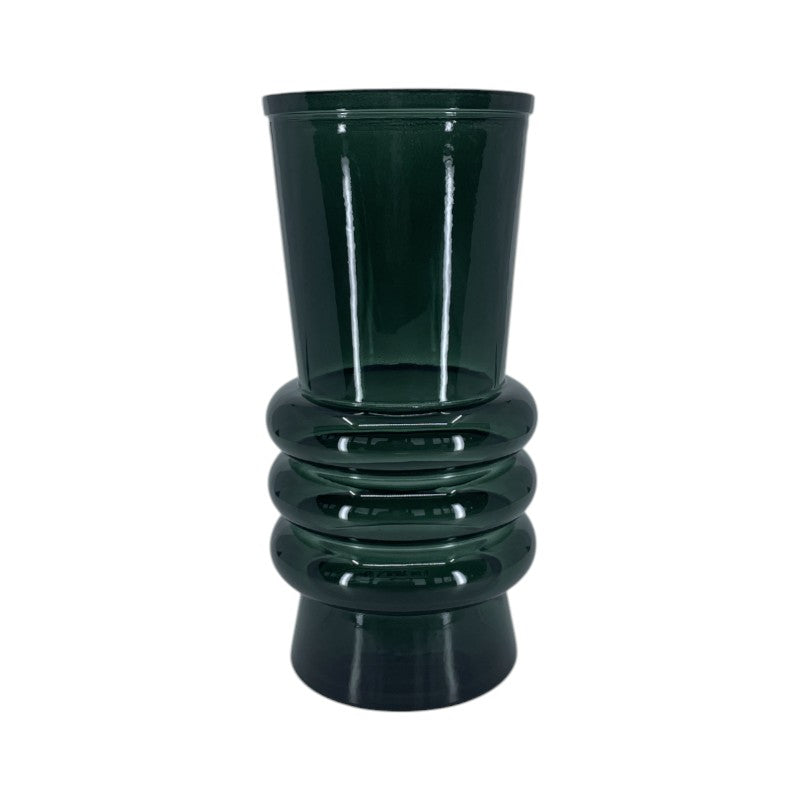 La Luz - Blumenvase Glas 1.6 l grün