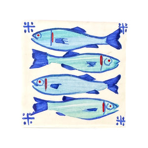Azulejo Sardinhas - Untersetzer 10 cm