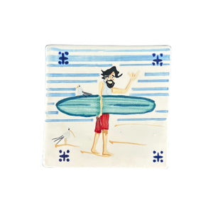 Azulejo Surfista - Untersetzer 10 cm