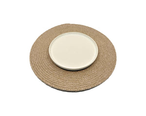 Redondo - Tischset rund, camel