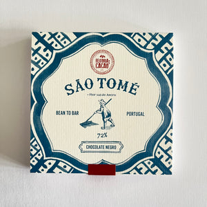 Sâo Tomé -
 Dunkle Schokolade 72% & Fleur de Sel