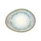 Anoitecer - Pastaschale oval grau-weiss gesprenkelt