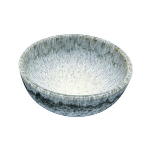 Anoitecer - Minischale grau-weiss gesprenkelt