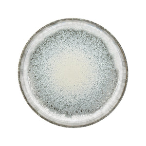 Anoitecer - Teller gross Ø 26 cm grau-weiss gesprenkelt