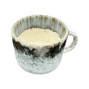 Anoitecer -  Cappuccino Tasse grau-weiss gesprenkelt