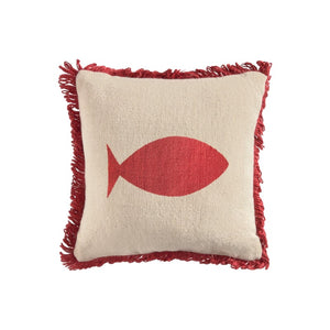 Palmeira Kissen FISH 32x32 Rouge
