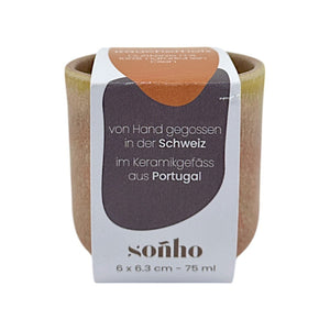 soñho - Duftkerze klein Räucherholz