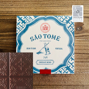 Sâo Tomé -
 Dunkle Schokolade 72% & Fleur de Sel