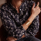 DIE SCHMIEDE - In April 1986 Boho-chic Blouse Blue/White