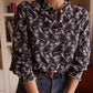 DIE SCHMIEDE - In April 1986 Boho-chic Blouse Blue/White