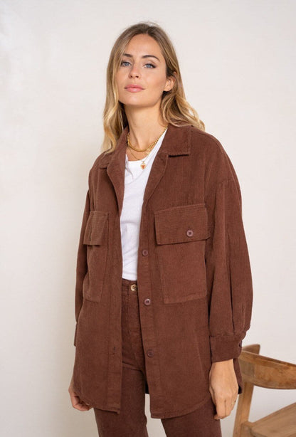 DIE SCHMIEDE - R.Display Velvet Jacket Brown