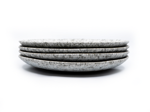 Tempestade - Assiette grande Ø 26.5 cm gris réactif